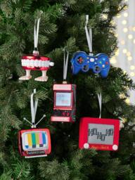 John Lewis The Enthusiast Retro Arcade Game Bauble, Multi - thumbnail 3