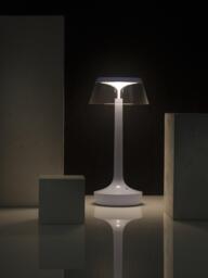 Flos Philippe Starck Bon Jour Unplugged Rechargeable Cordless Table Lamp, Fade Blue - thumbnail 3
