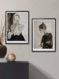 Brookpace Lascelles Anna Bulow 'Falling Objects' Framed Print, 88 x 68cm, Black - thumbnail 4