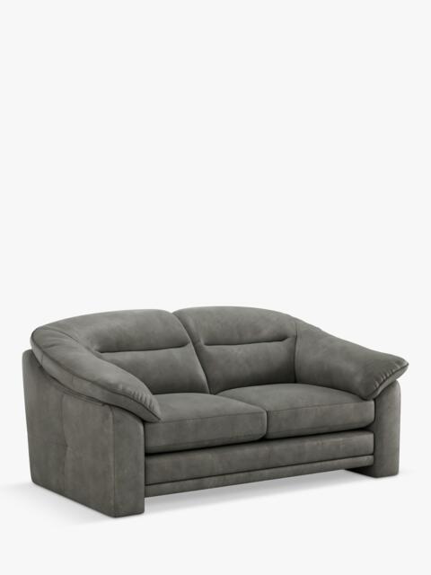 At the Helm Alba Medium 2 Seater Leather Sofa - image 1