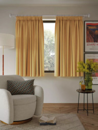 John Lewis Textured Weave Pair Blackout Lined Pencil Pleat Curtains - thumbnail 6