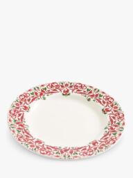 Spode Christmas Tree Yuletide Earthenware Dinner Plate, 27cm, Red - thumbnail 2
