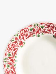 Spode Christmas Tree Yuletide Earthenware Dinner Plate, 27cm, Red - thumbnail 4