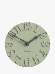 Jones Clocks Hampstead Analogue Mantel Clock, Desert Sage - thumbnail 1