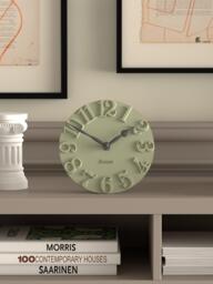Jones Clocks Hampstead Analogue Mantel Clock, Desert Sage - thumbnail 3