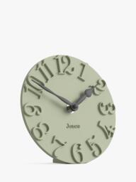 Jones Clocks Hampstead Analogue Mantel Clock, Desert Sage - thumbnail 2