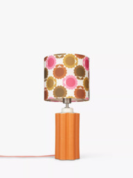 Orla Kiely Scallop Table Lamp, Terracotta - thumbnail 2