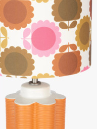 Orla Kiely Scallop Table Lamp, Terracotta - thumbnail 6