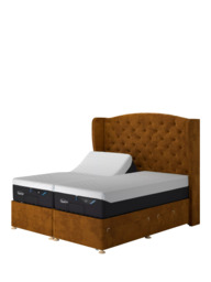 TEMPUR® Suffolk Adjustable Disc Continental 4 Drawer Divan Base, King Size - thumbnail 1