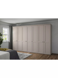 John Lewis Marlow 350cm Hinged Wardrobe, Champagne - thumbnail 2