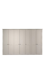 John Lewis Marlow 350cm Hinged Wardrobe, Champagne - thumbnail 3
