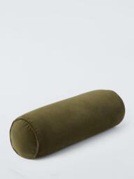 John Lewis Velvet Bolster Cushion - thumbnail 2