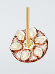 John Lewis The Connoisseur Oyster Platter Bauble, Natural - thumbnail 3