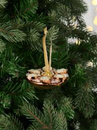 John Lewis The Connoisseur Oyster Platter Bauble, Natural - thumbnail 2