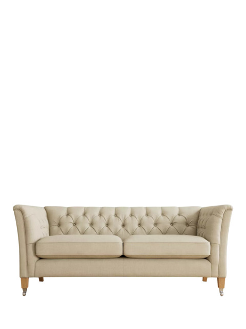 Laura Ashley Chatsworth Small 2 Seater Sofa, Oak Leg - image 1