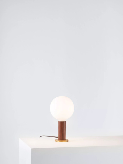 Tala Knuckle Table Lamp with Sphere IV 8W ES LED Dim to Warm Globe Bulb - image 1