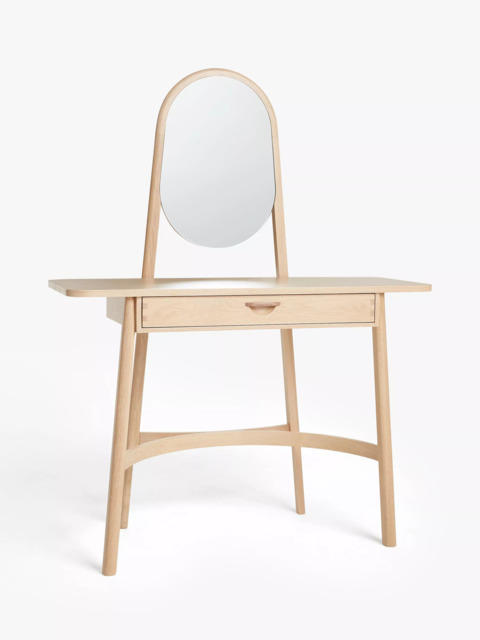 John Lewis Rattan Dressing Table and Mirror - image 1