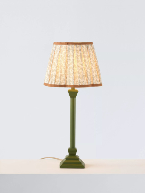 John Lewis x Sanderson Truffle Scallop Table Lamp, Green - image 1