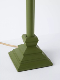 John Lewis x Sanderson Truffle Scallop Table Lamp, Green - thumbnail 4