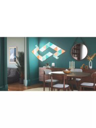 Nanoleaf Shapes Triangles Wall Light Starter Kit, 15 LED Panels, Multicolour - thumbnail 4