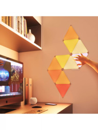 Nanoleaf Shapes Triangles Wall Light Starter Kit, 15 LED Panels, Multicolour - thumbnail 6