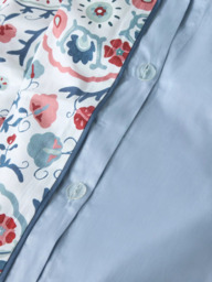 John Lewis Keya Suzani Pure Cotton Sateen Duvet Cover Set, 200 Thread Count - thumbnail 5