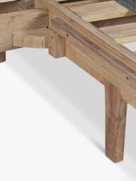 nkuku Iya Wooden Bed Frame, Super King Size, Natural Wood - thumbnail 5