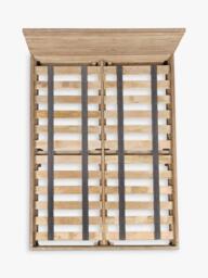 nkuku Iya Wooden Bed Frame, Super King Size, Natural Wood - thumbnail 4