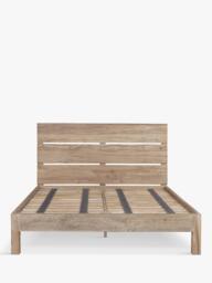 nkuku Iya Wooden Bed Frame, Super King Size, Natural Wood - thumbnail 3