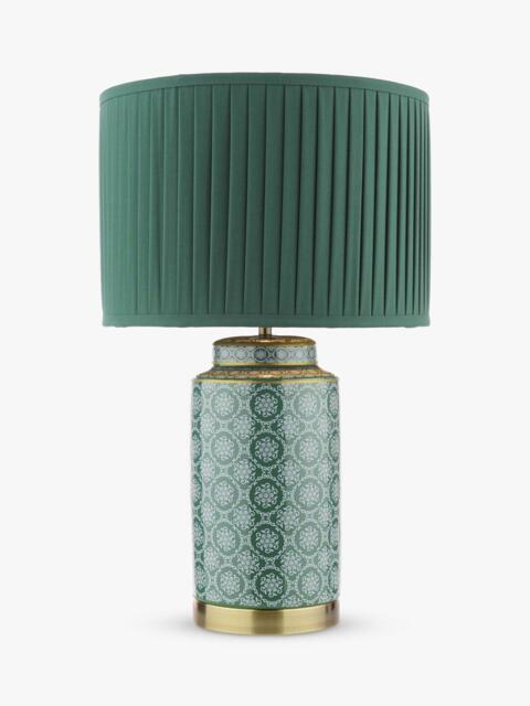 Laura Ashley Knipton Ceramic Base Table Lamp, Green - image 1