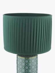 Laura Ashley Knipton Ceramic Base Table Lamp, Green - thumbnail 4