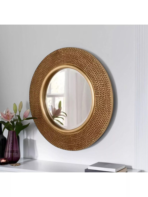 Yearn Studded Round Wall Mirror, 79cm