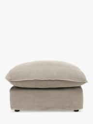 John Lewis x Sophie Conran Cocobella Footstool, Light Leg - thumbnail 1