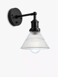 Industville Brooklyn Glass Funnel Wall Light - thumbnail 1