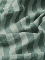 Piglet in Bed Pembroke Stripe Linen Flat Sheet - thumbnail 3