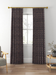 Clarke & Clarke Leopardo Made to Measure Curtains or Roman Blind, Midnight/Copper - thumbnail 3