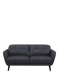 John Lewis Arlo Medium 2 Seater Leather Sofa, Dark Leg - thumbnail 5