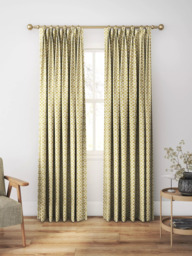 Clarke & Clarke Giverny Made to Measure Curtains or Roman Blind, Mustard - thumbnail 5