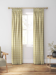 Clarke & Clarke Giverny Made to Measure Curtains or Roman Blind, Mustard - thumbnail 3