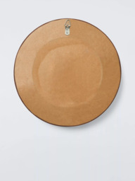 John Lewis Georgian Round Convex Wall Mirror, 40cm, Black - thumbnail 4