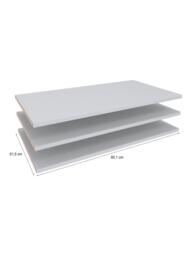 John Lewis Ascot / Newlyn Wardrobe Internal Shelves, Set of 3 - thumbnail 3