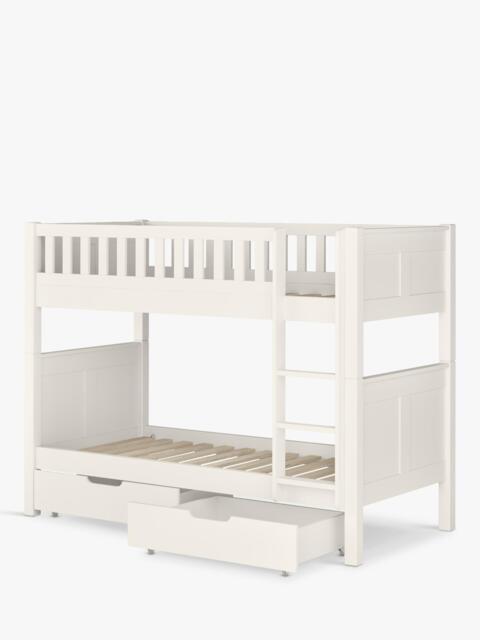 Stompa Arven Bunk Bed with Drawers, White - image 1