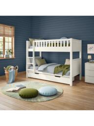 Stompa Arven Bunk Bed with Drawers, White - thumbnail 4