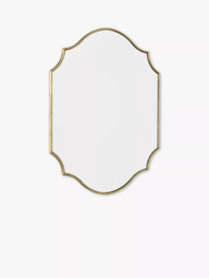 Där Ruggiero Wall Mirror, 70 x 50cm, Gold - thumbnail 1