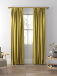 Sanderson Tuscany II Made to Measure Curtains or Roman Blind, Sunflower Yellow - thumbnail 5