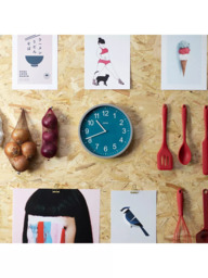 Jones Clocks House Warmer Analogue Wall Clock, 25cm, Peacock Blue - thumbnail 3