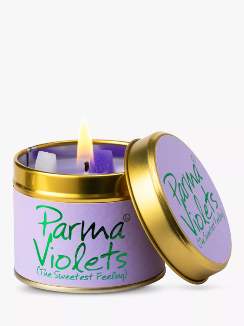 Lily-flame Parma Violets Scented Tin Candle, 230g - image 1