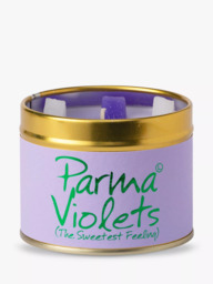 Lily-flame Parma Violets Scented Tin Candle, 230g - thumbnail 2