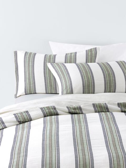 John Lewis Falmouth Pure Cotton Weave Duvet Cover Set - image 1