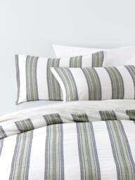 John Lewis Falmouth Pure Cotton Weave Duvet Cover Set - thumbnail 1